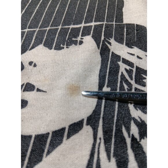 VTG 1982 Rickie Lee Jones Raglan Band T-Shirt L Rare 80s Band Ringer ~ Flaws - Picture 5 of 6